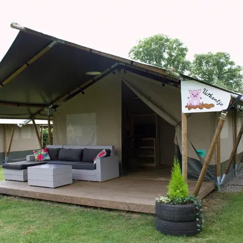 Safaritent op Minicamping De Lindenhoeve in Nistelrode